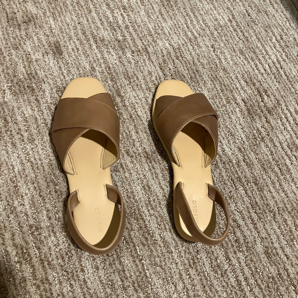 New in box Nisolo sandals (9.5 fit like 10.5)